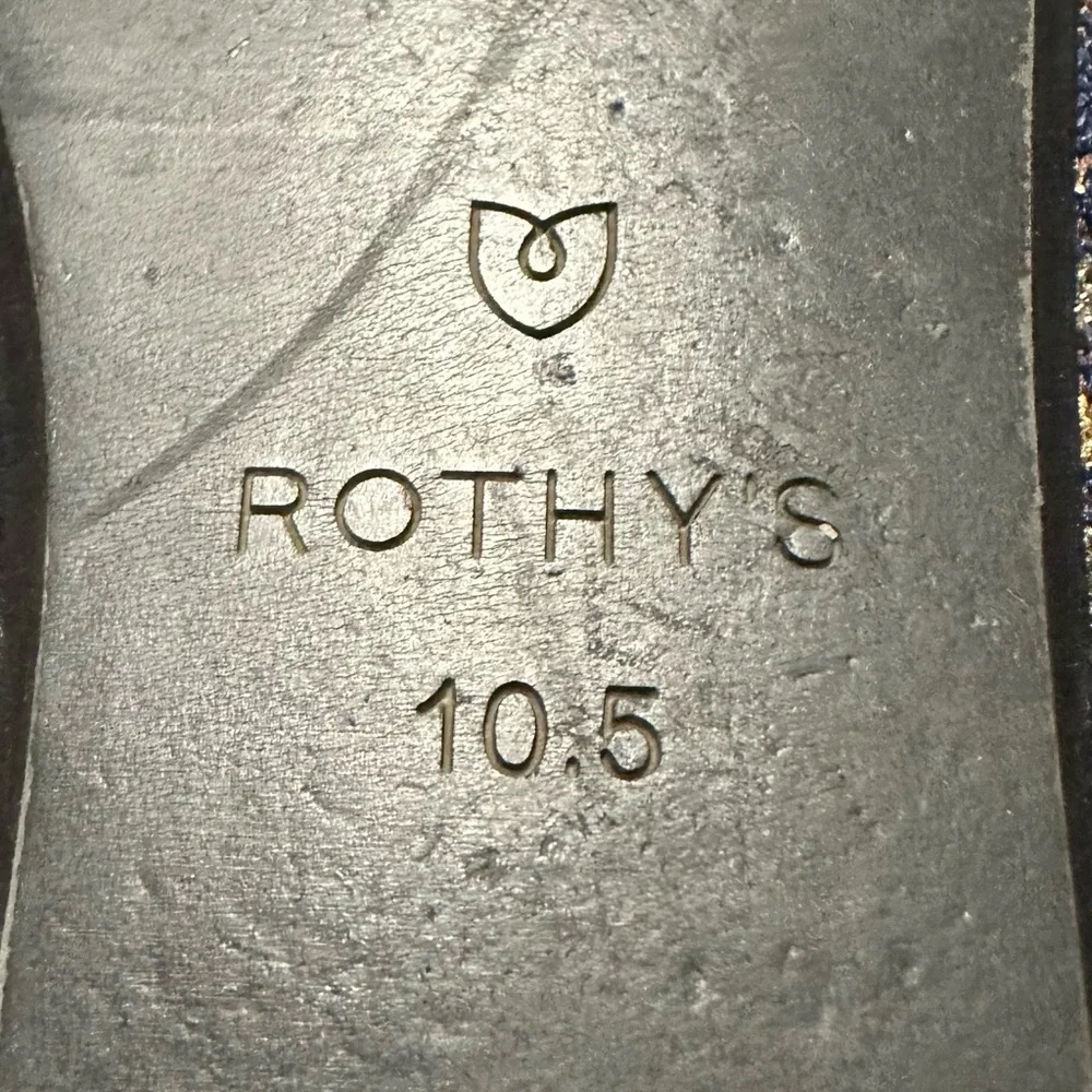 Rothy's The Bow Point Evening Metallic Flat